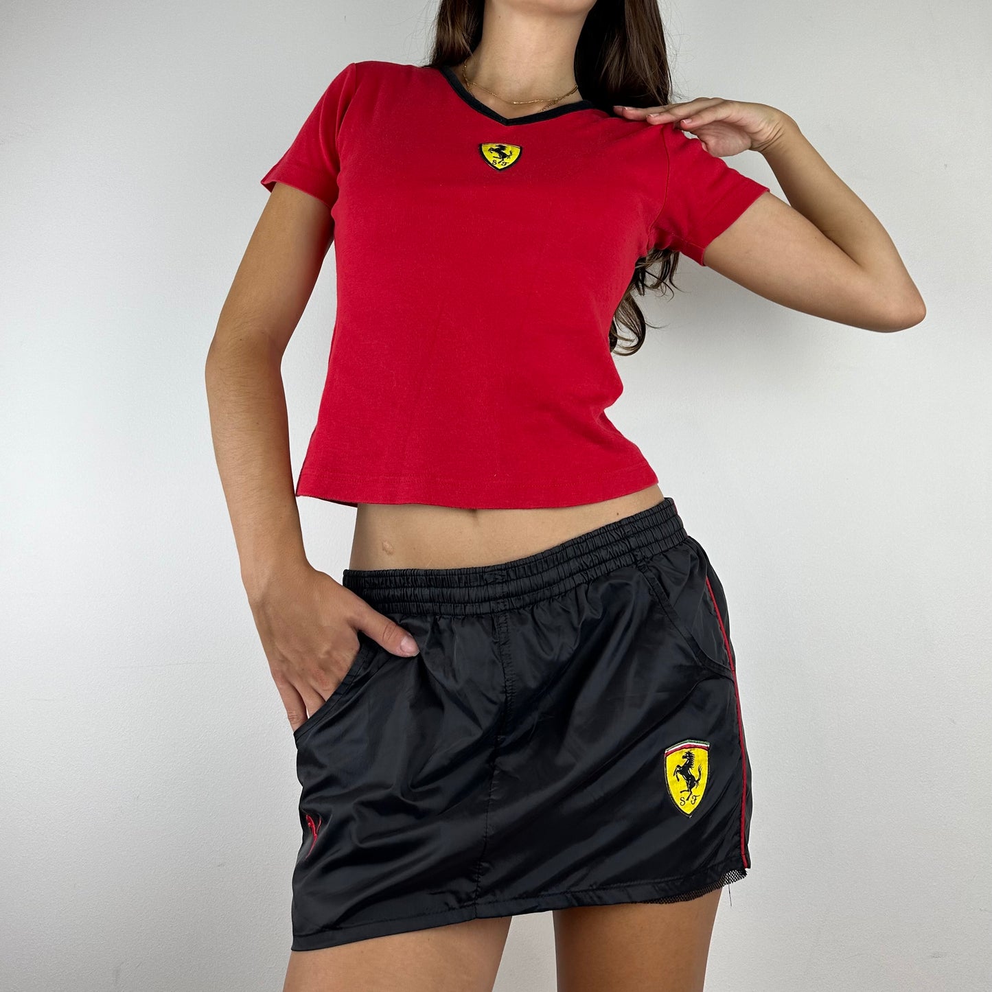 Ferrari Spray Mini Skirt