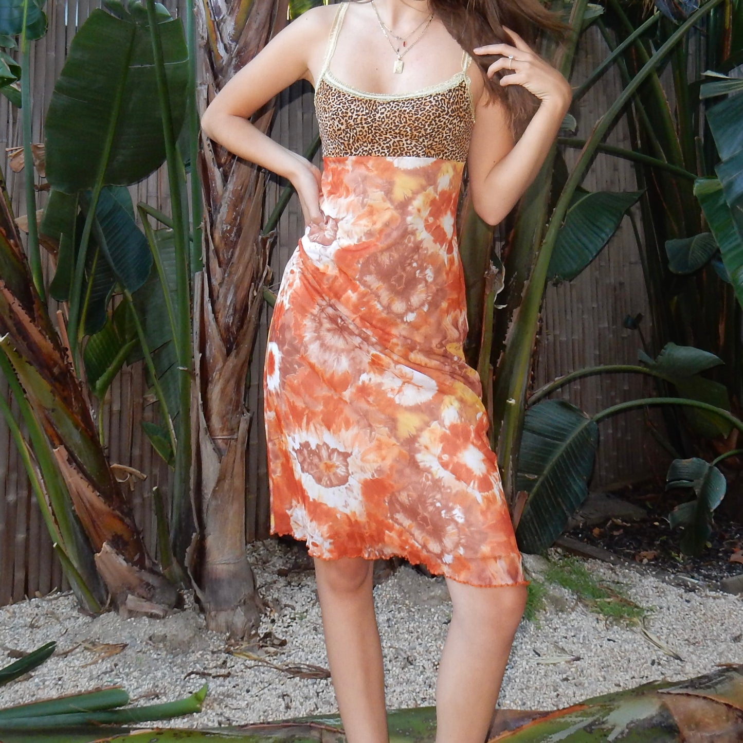 Morgan De Toi Dyed Leopard Dress