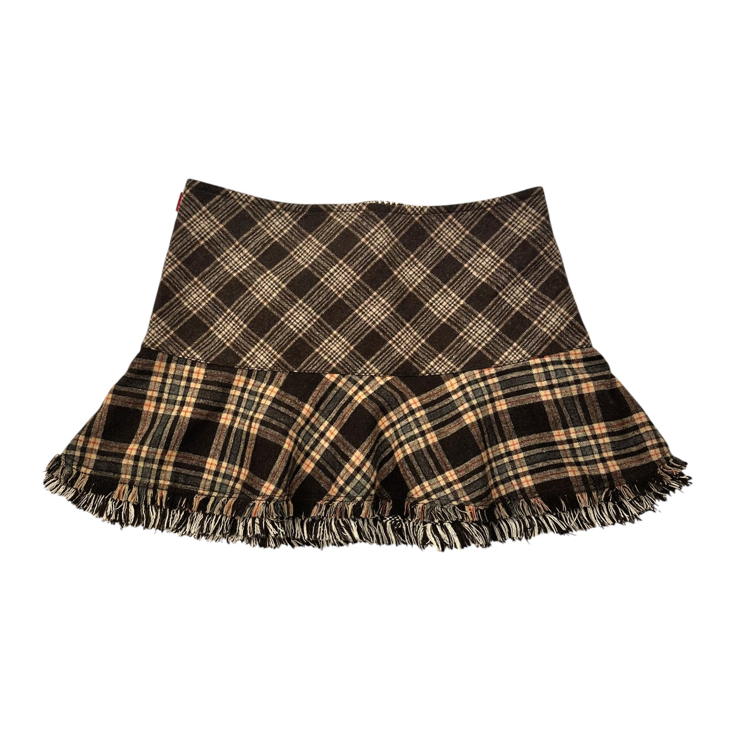 Tommy Girl Wool Plaid Mini Skirt