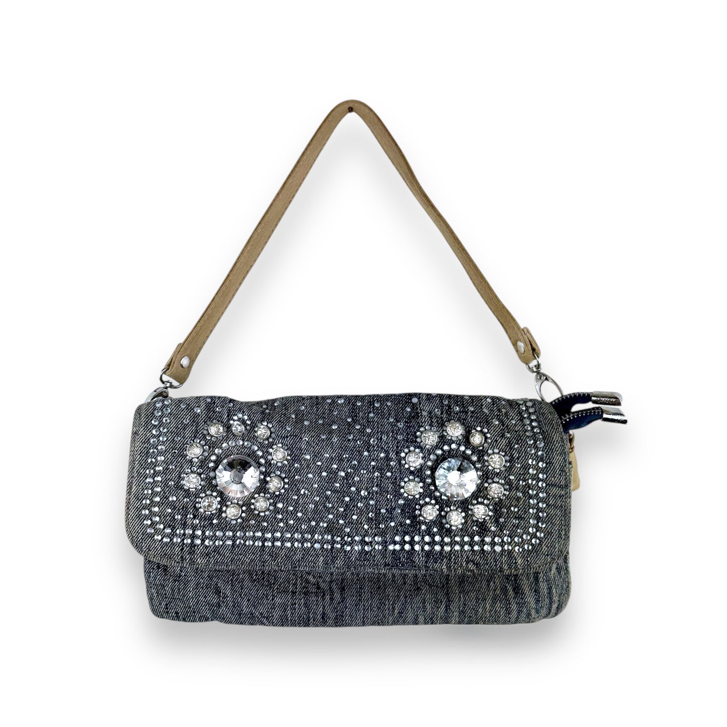 Miss Sixty Gems Denim Mini Bag