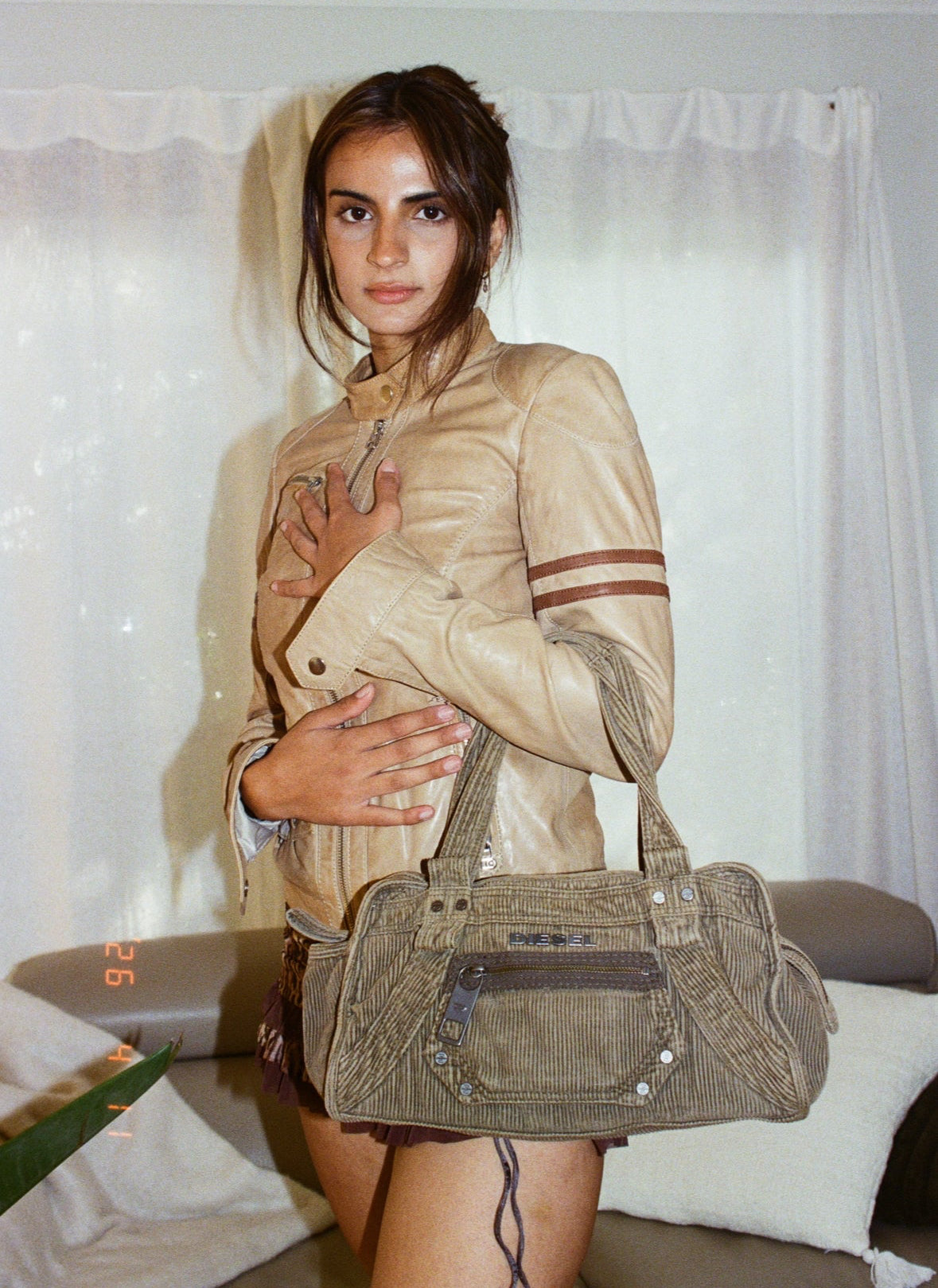 Diesel Corduroy Cargo Bag