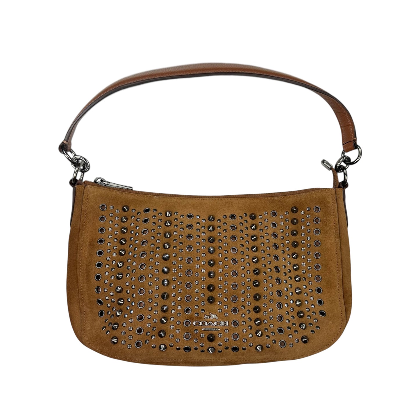 Coach Suede Studded Bag