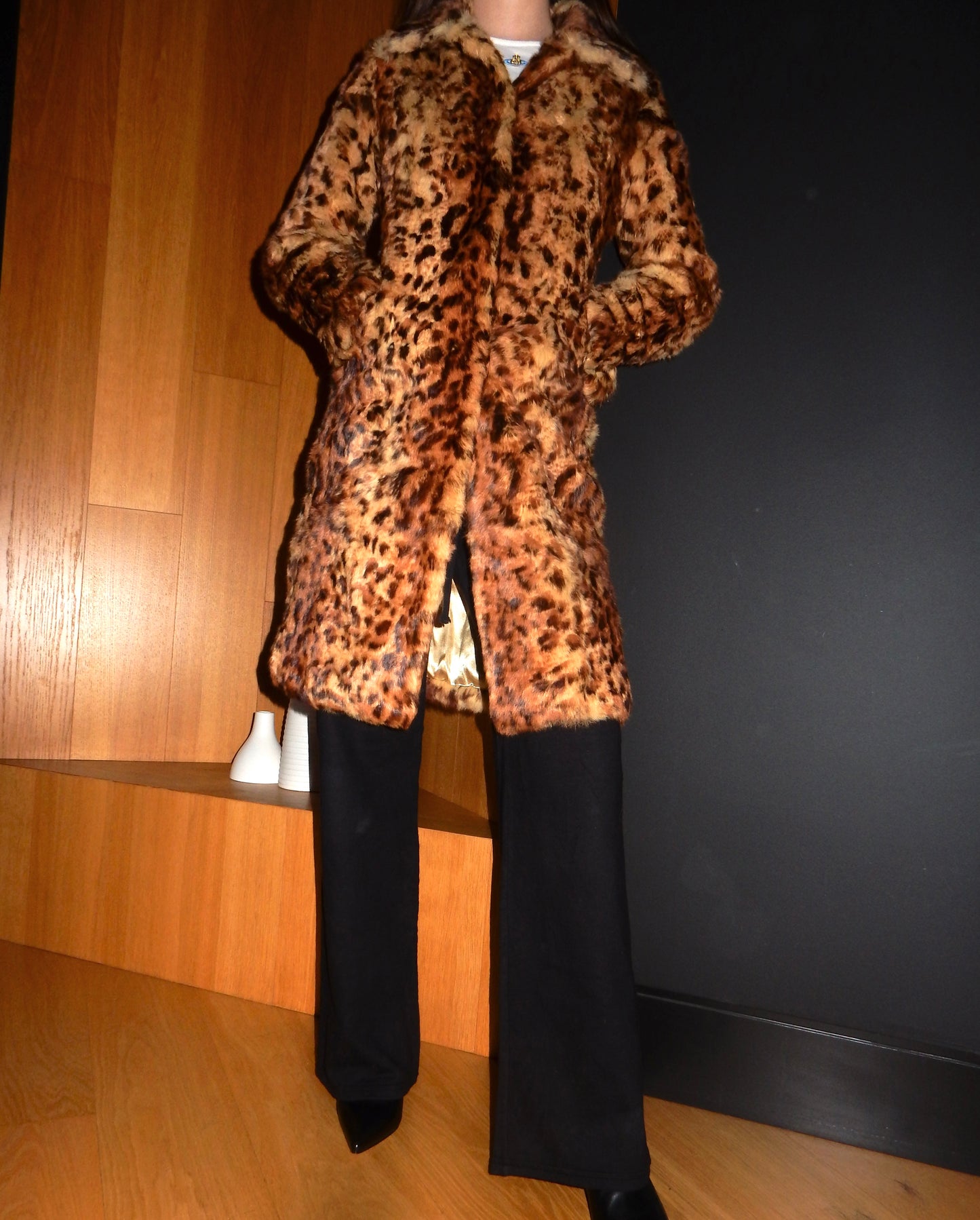 Genuine Fur Leopard Coat