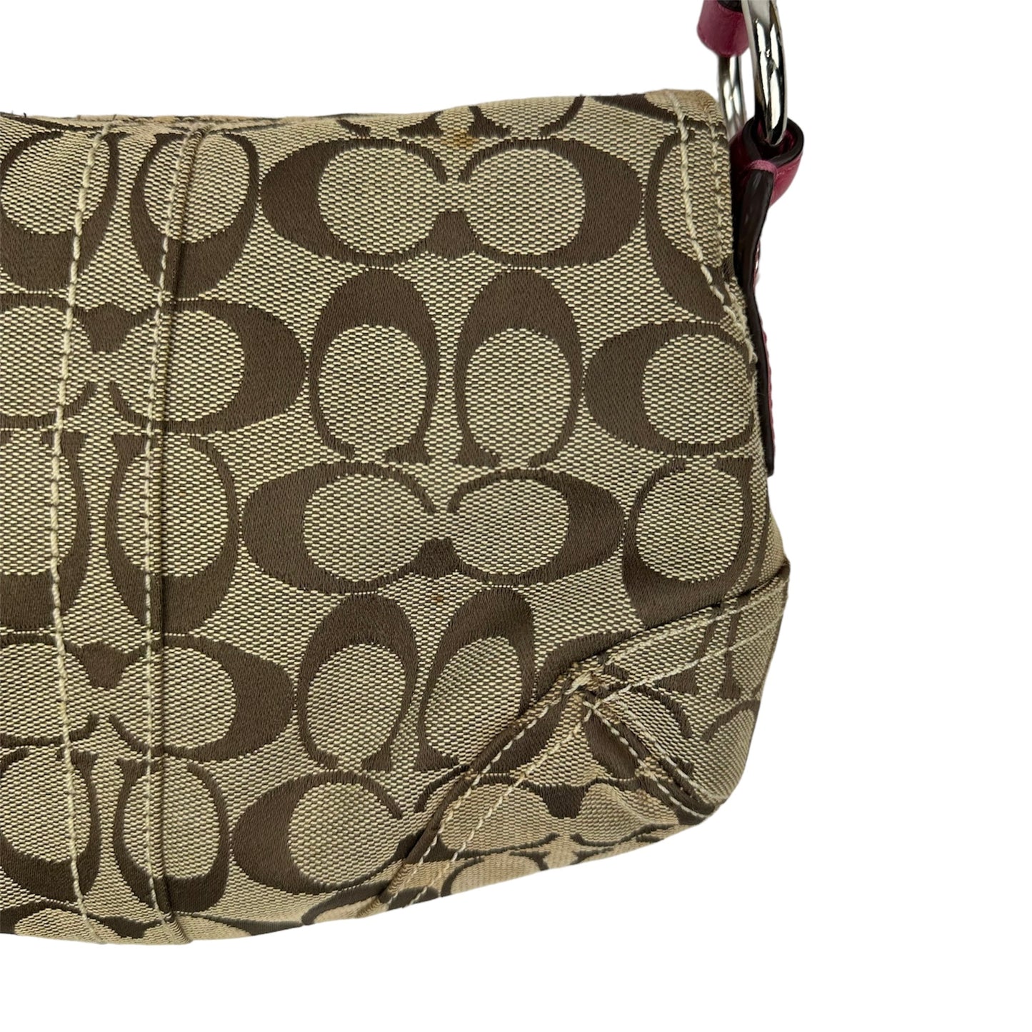 Coach Pink Buckle Bag