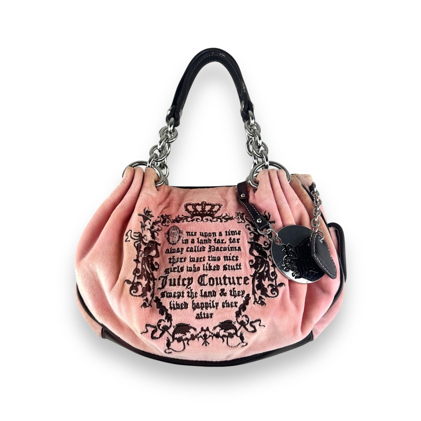 Juicy Couture Pink Velour Bag