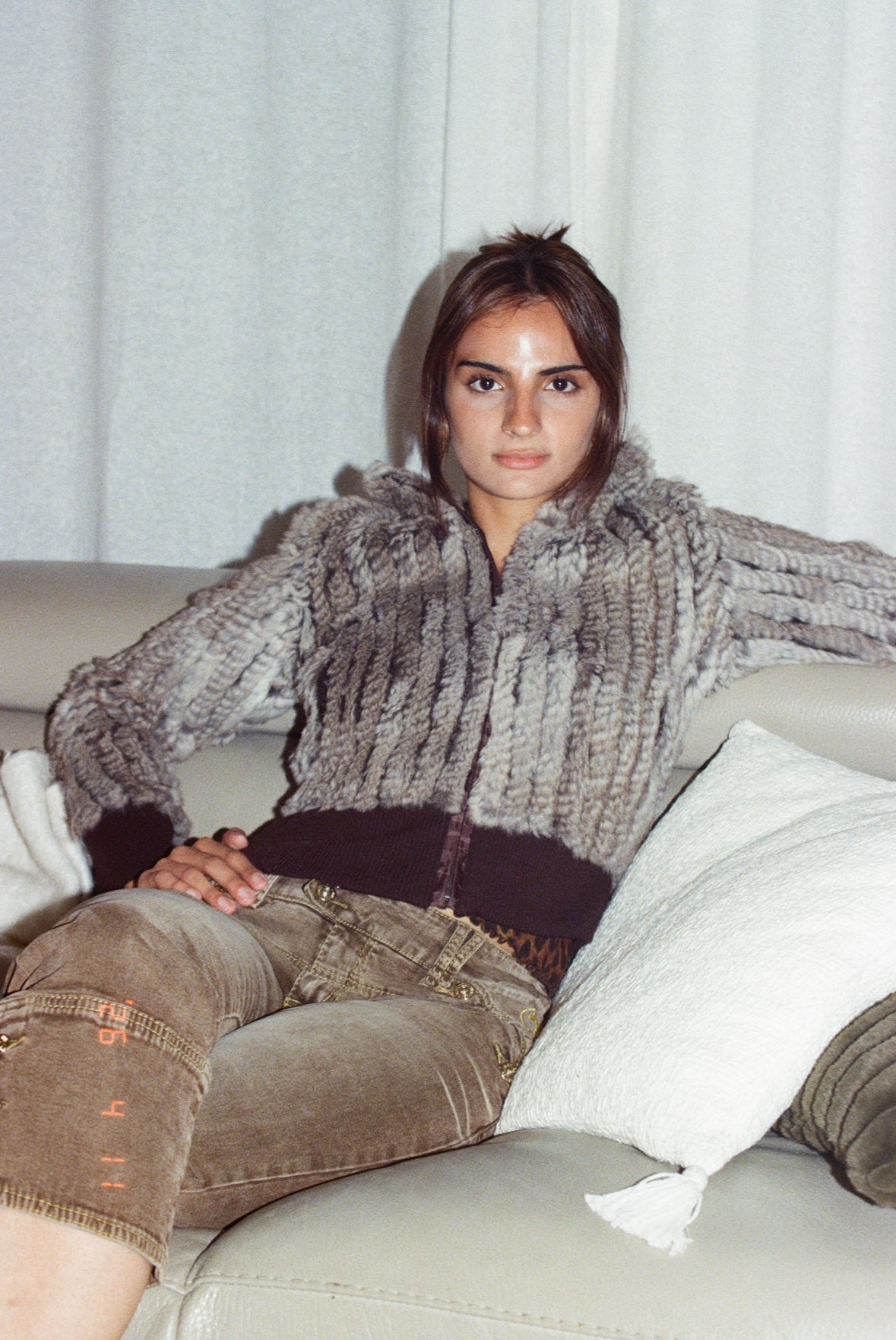 Morgan De Toi Genuine Fur Jacket