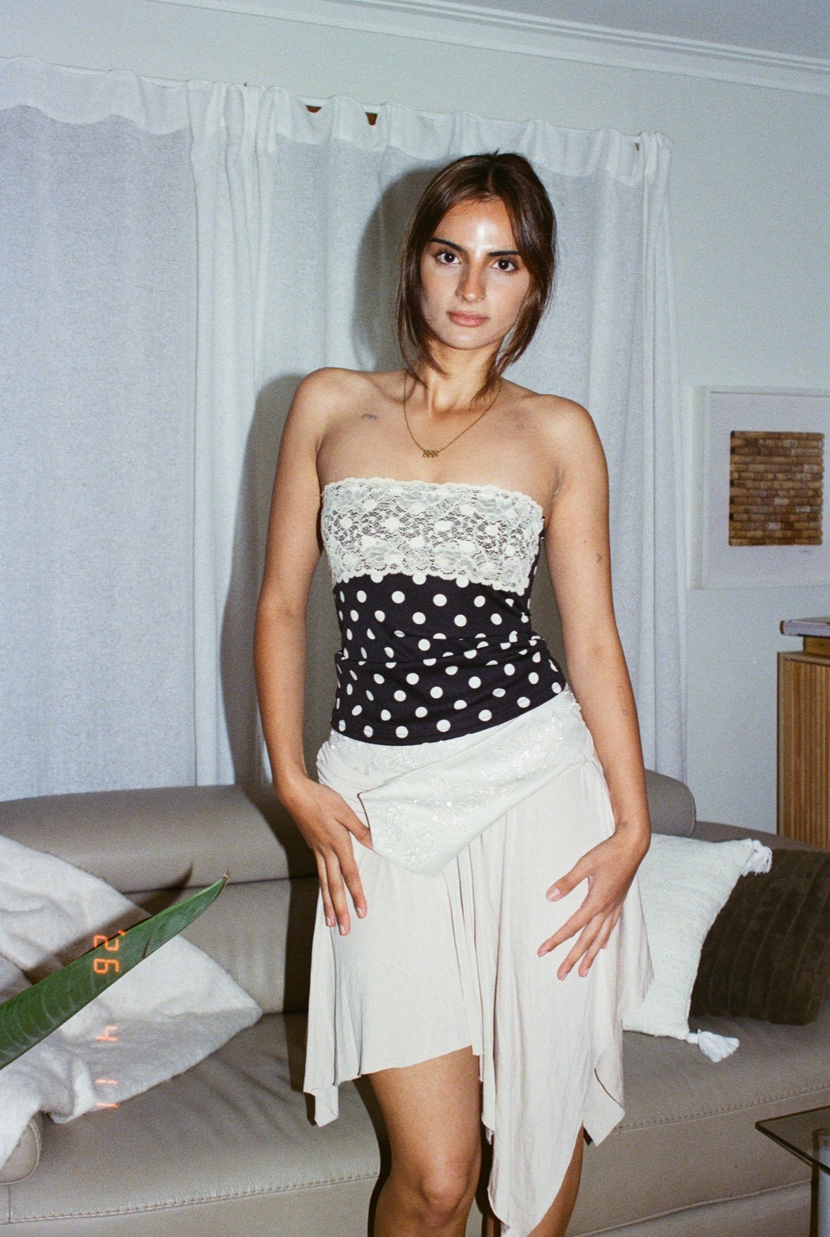 Morgan De Toi Polka Dot Top