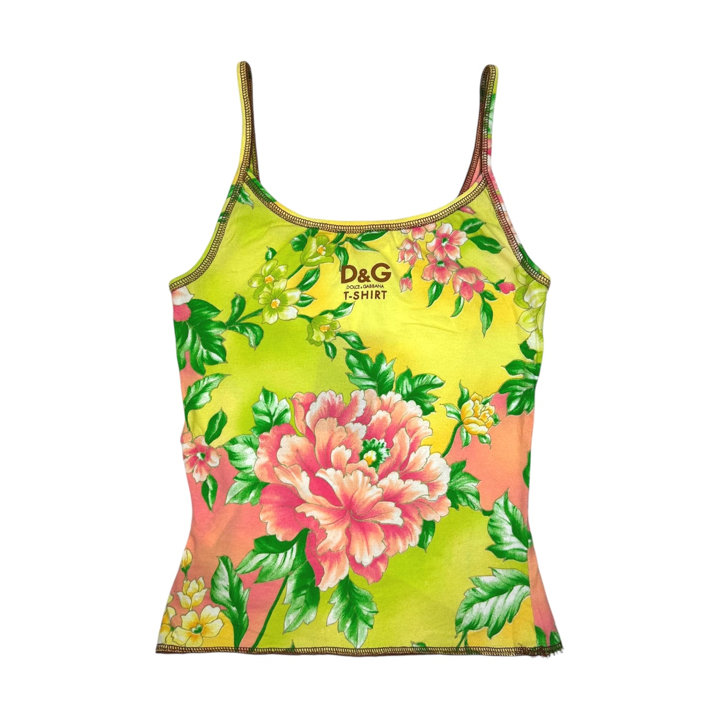 Dolce & Gabbana Cotton Flower Cami