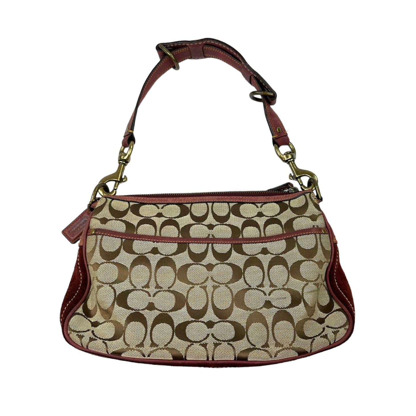Coach Monogram Buckle Bag