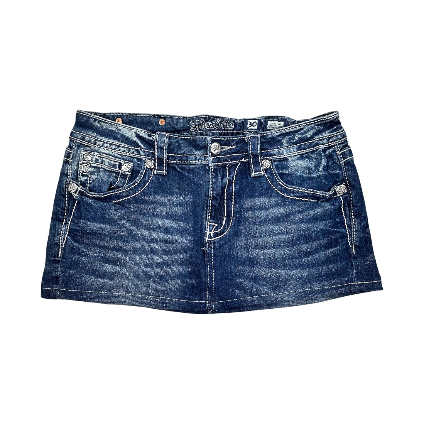 Miss Me Denim Mini Skirt