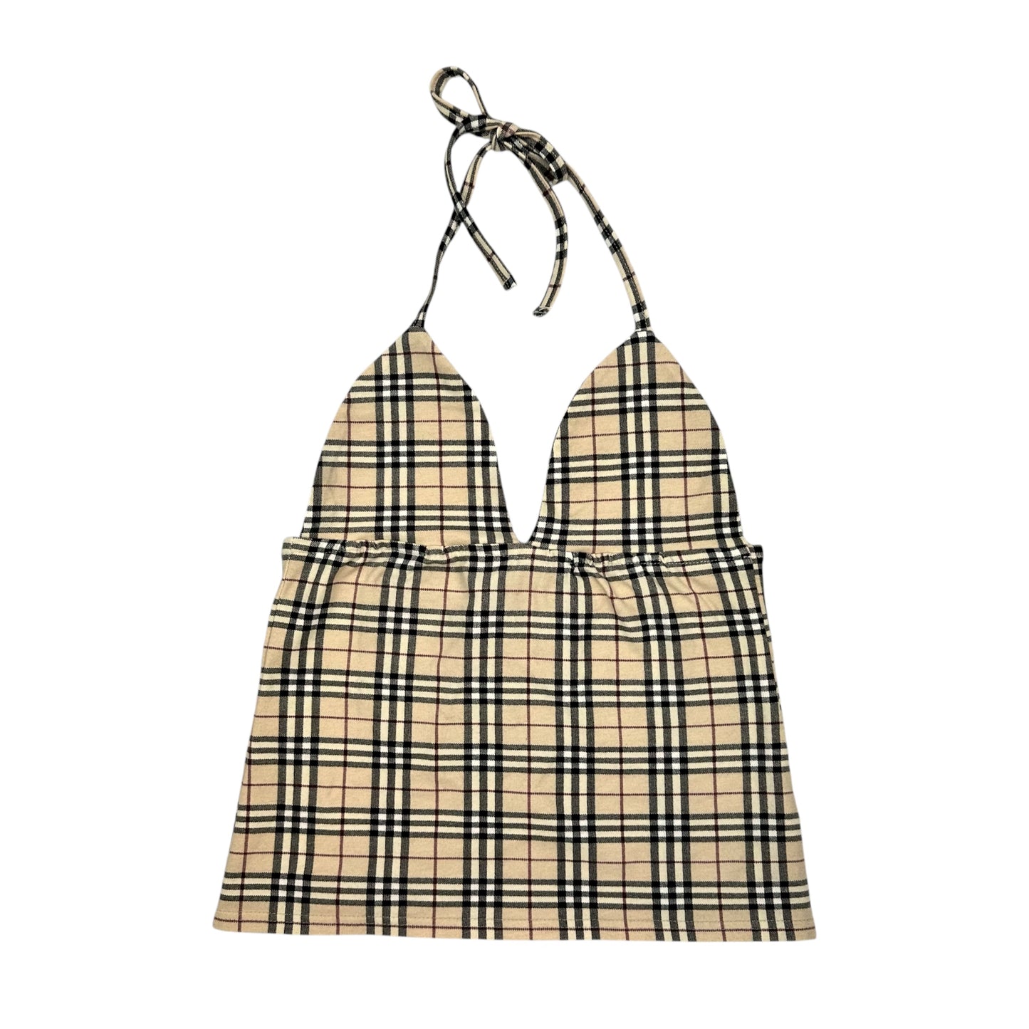 Burberry Nova Check Halter Tank