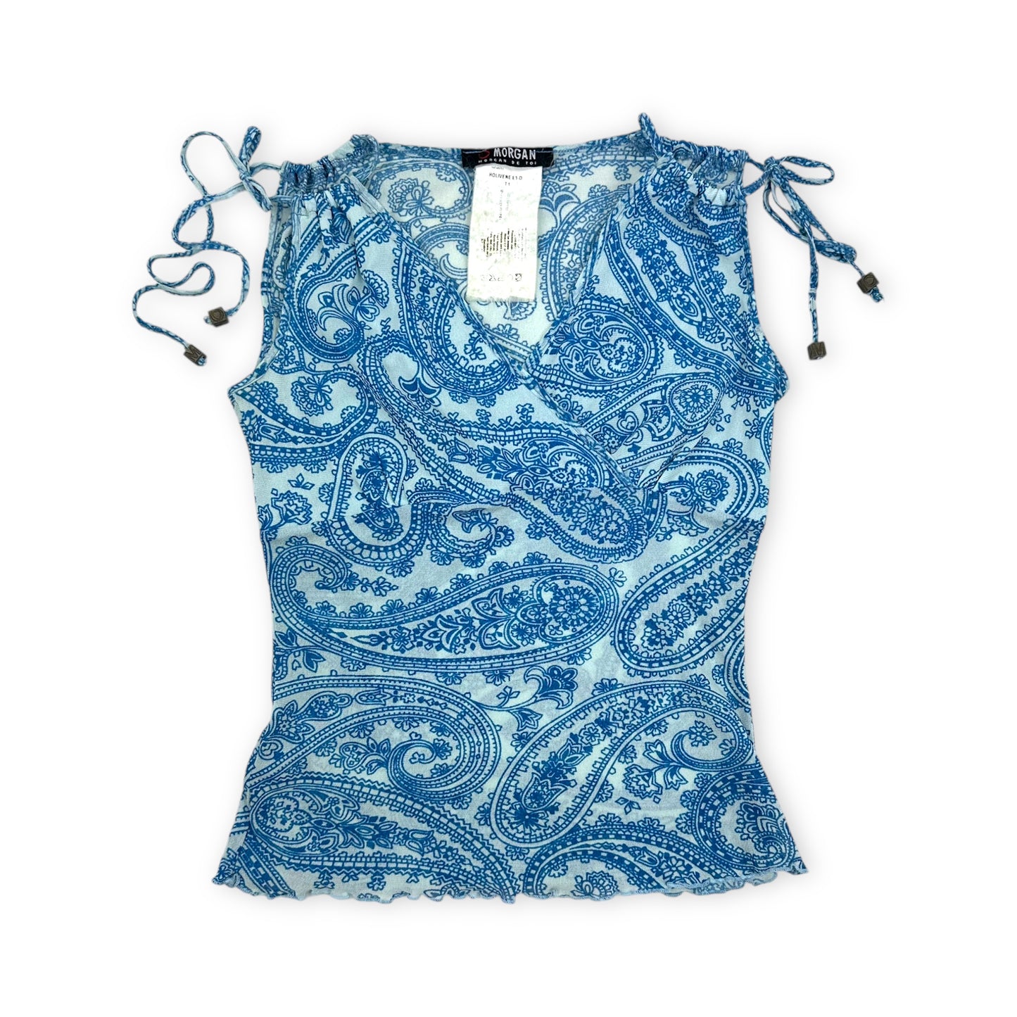 Morgan De Toi Pattern Mesh Tank