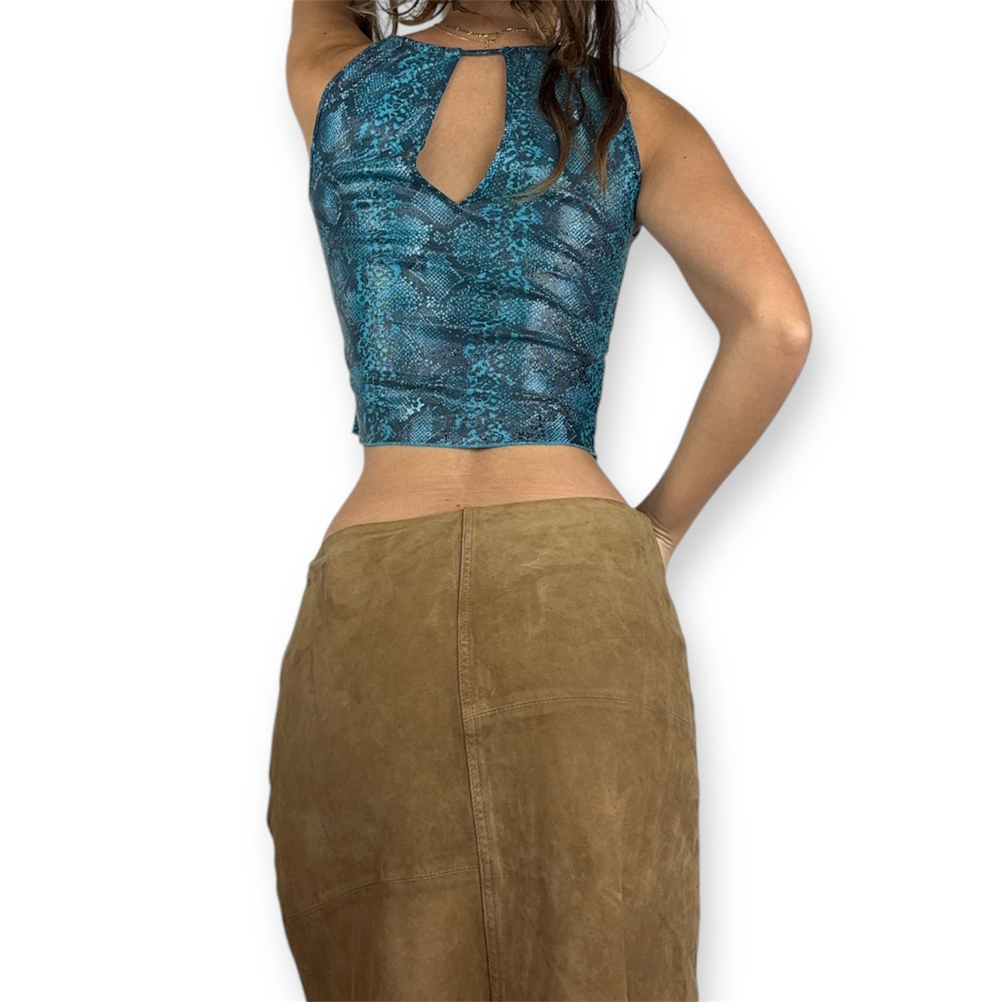 Morgan De Toi Blue Snake Tank