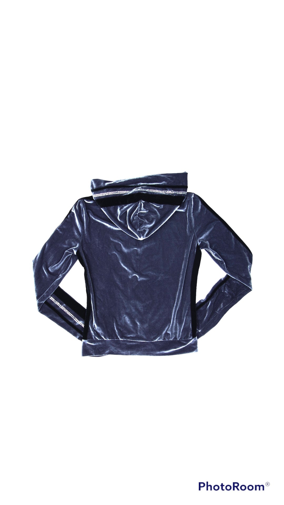 Dolce & Gabbana Velour Rhinestone Hoodie