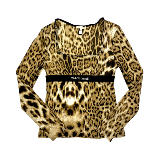 Roberto Cavalli Leopard Top