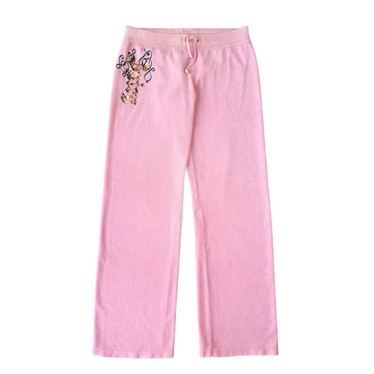 Juicy Couture Pink Velour Pants