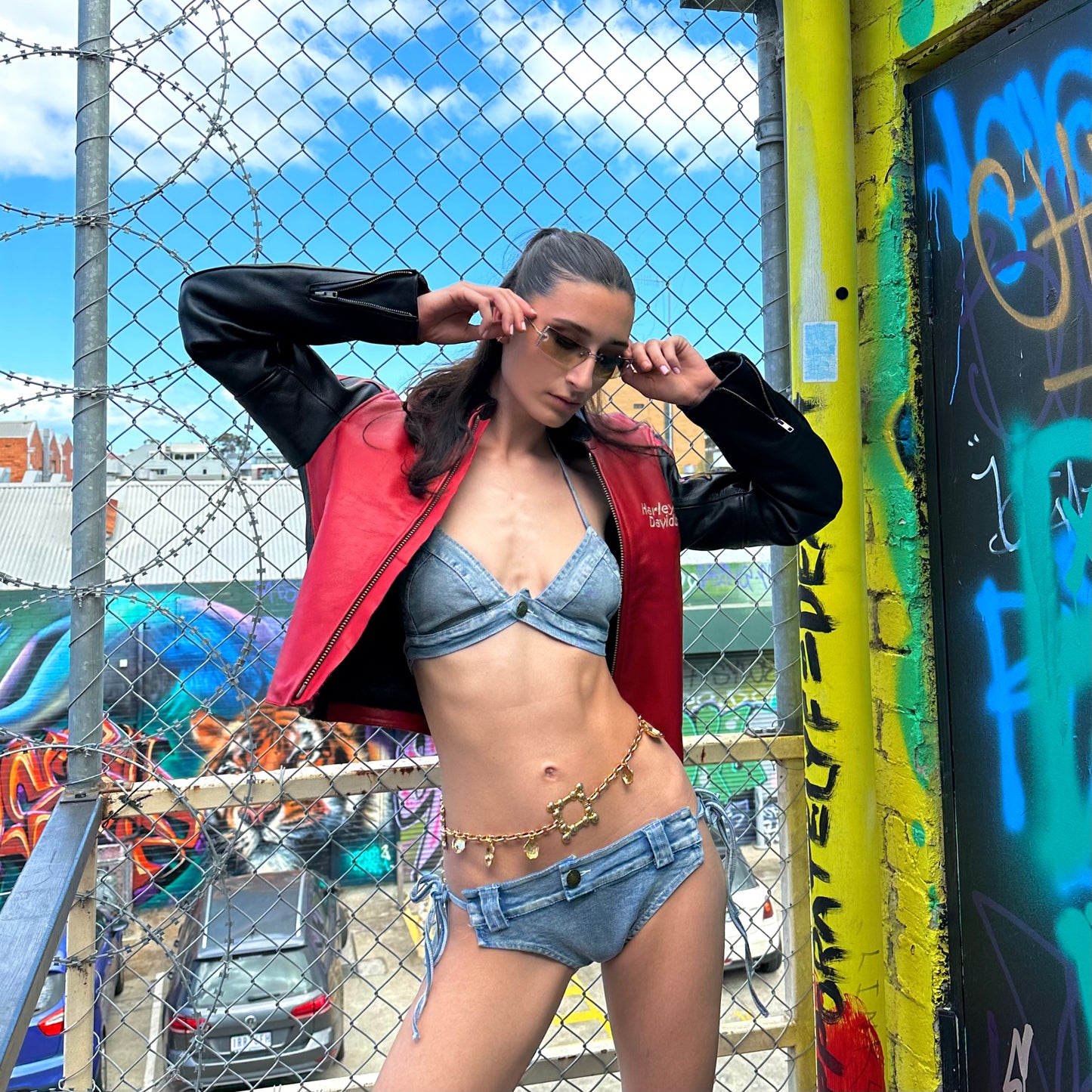 Deadstock Denim Festival Bikini