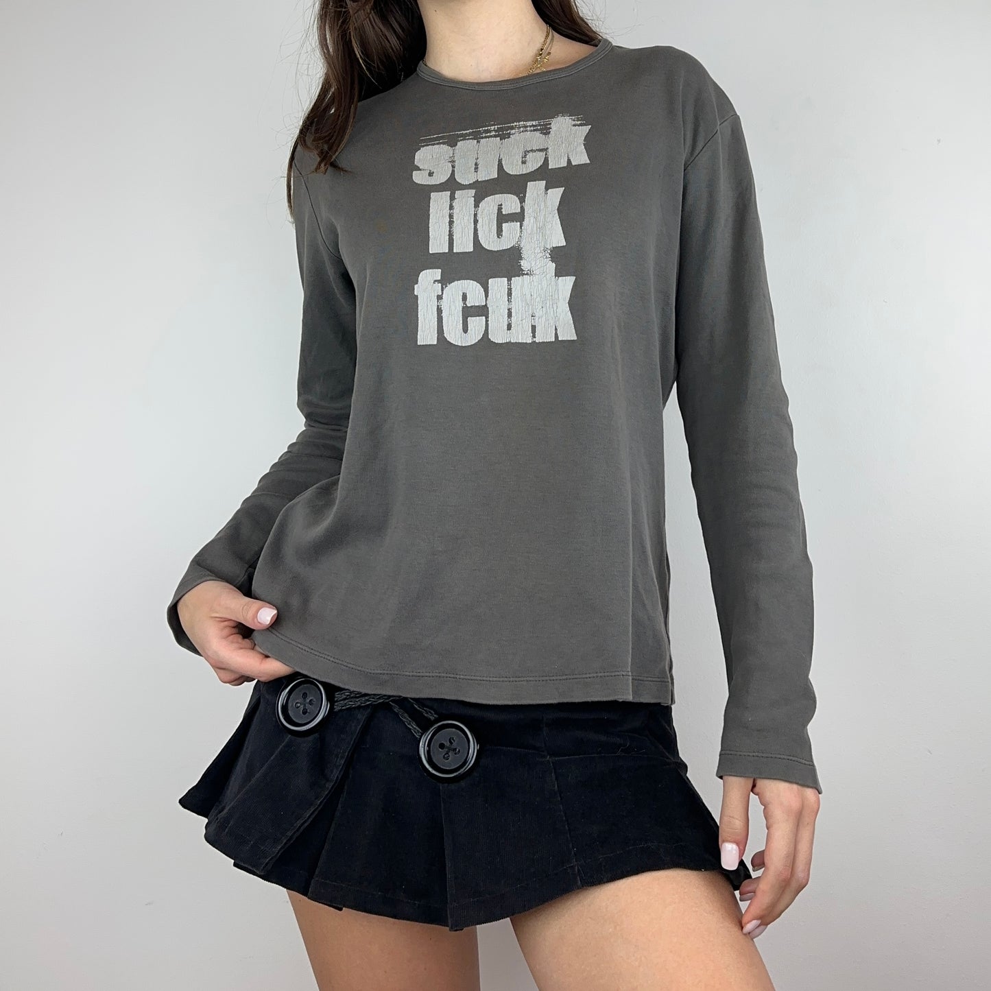 Suck Lick FCUK long sleeve