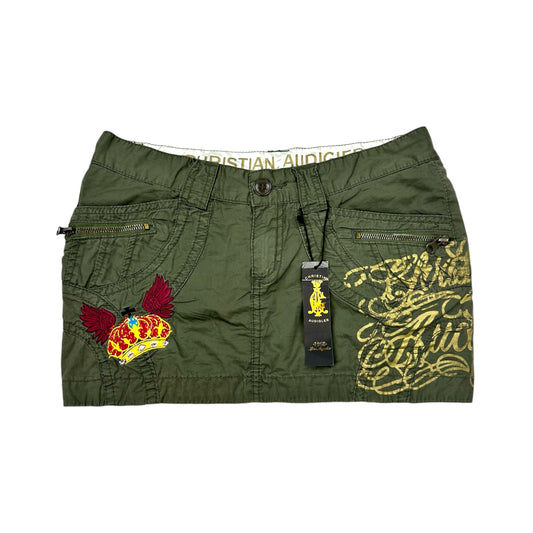 Deadstock Ed Hardy Cargo Mini Skirt