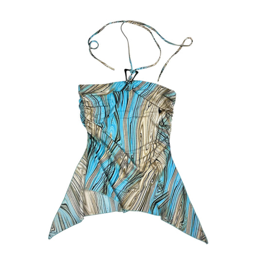 Swirly Asymmetrical Halter