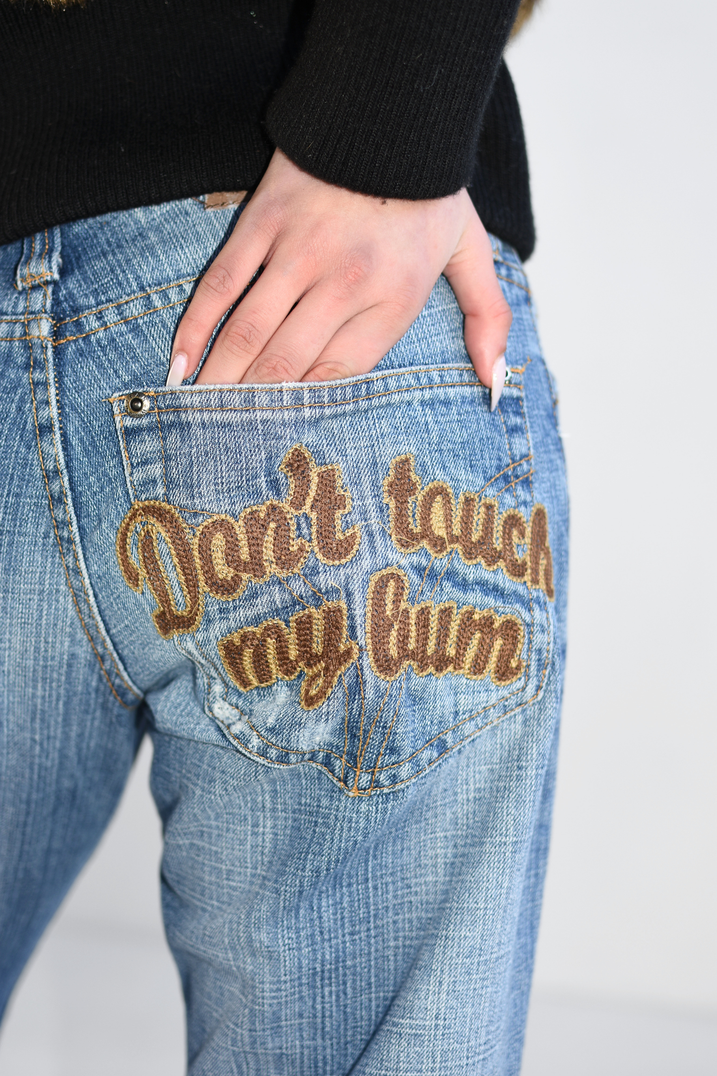 Dolce & Gabbana Embroidered Jeans