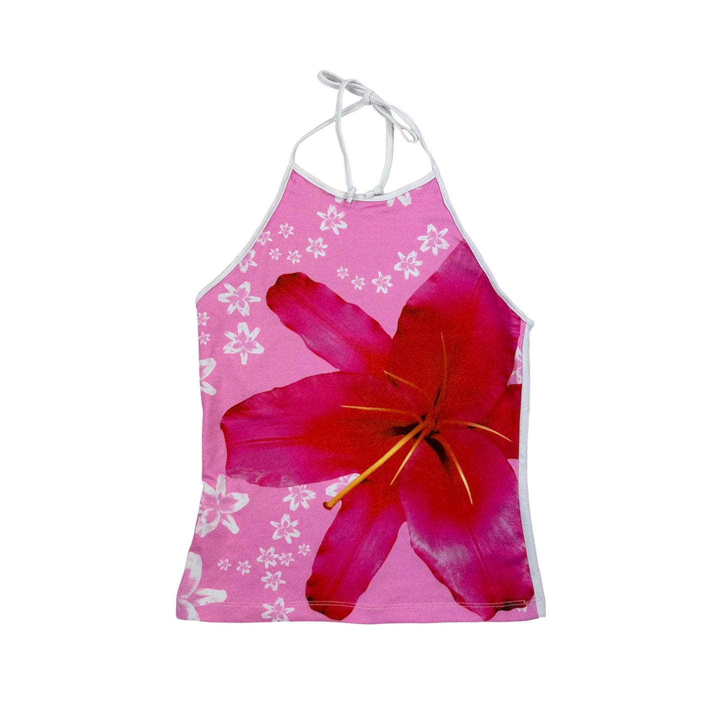 Insane Y2K Hibiscus Halter