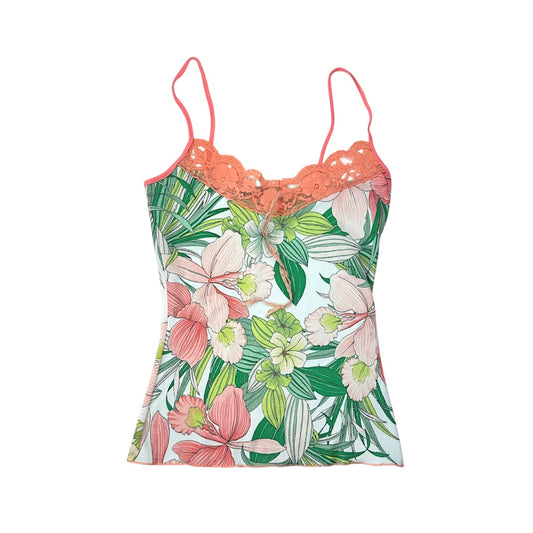 Morgan De Toi Flower Mesh Lace Cami