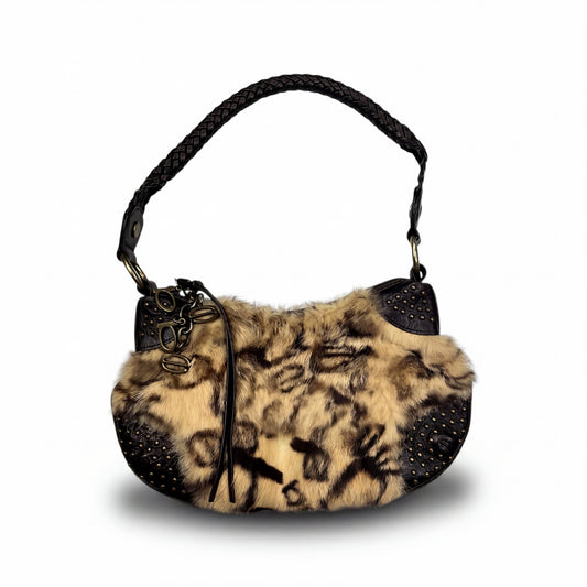 Bebe Rare Fur Bag