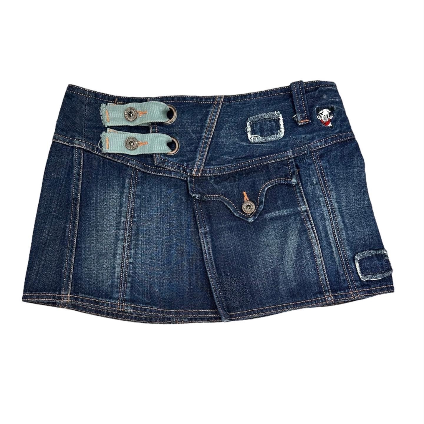 Diesel Denim Cargo Mini Skirt