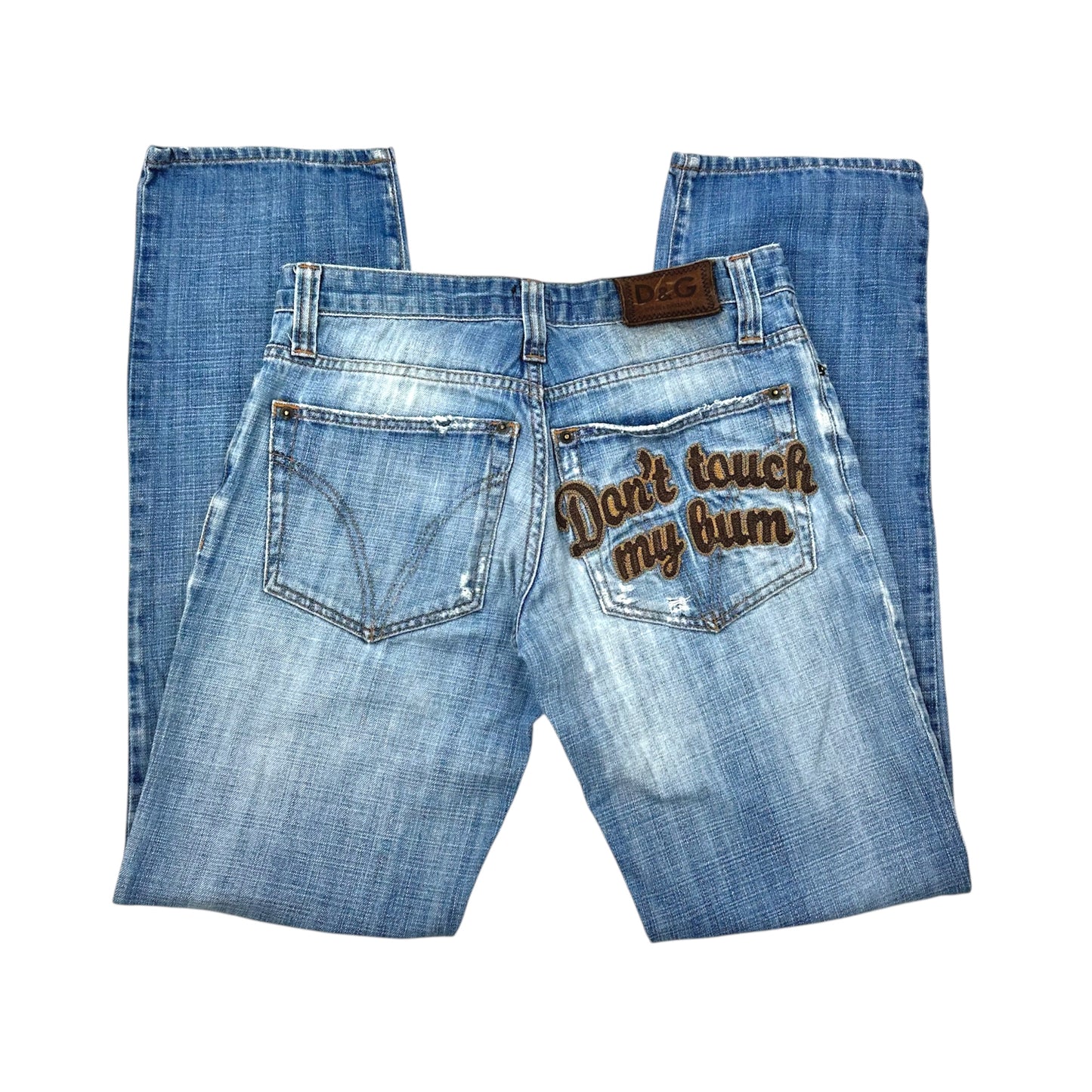 Dolce & Gabbana Don’t Touch My Bum Jeans