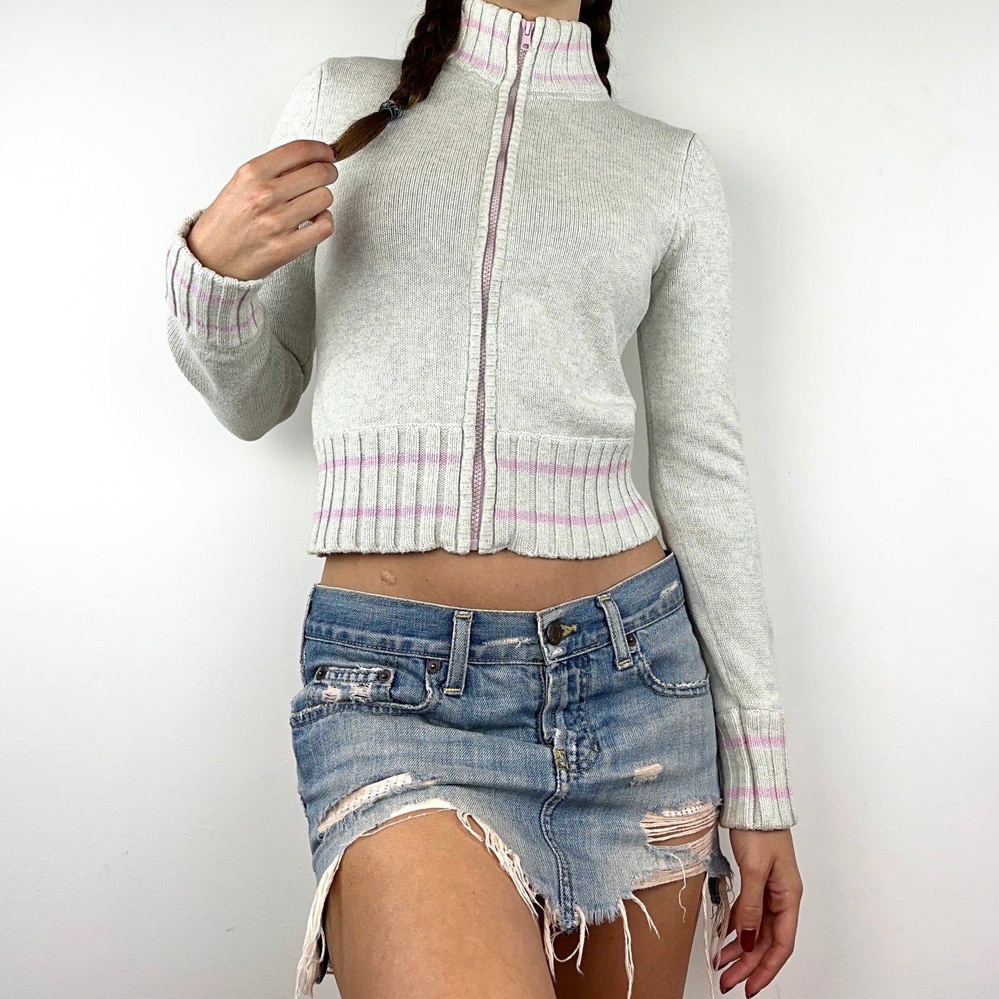 DKNY Active Knit Zip Up