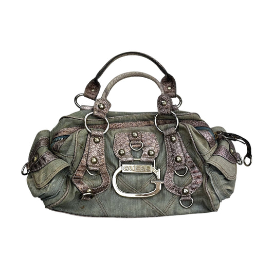 Guess Denim Silver Bag