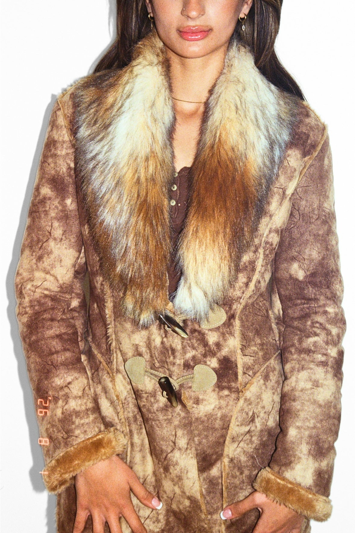 Morgan De Toi Faux Fur Coat