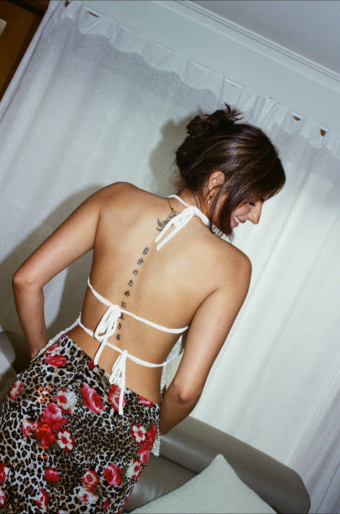 Beaded Backless Top