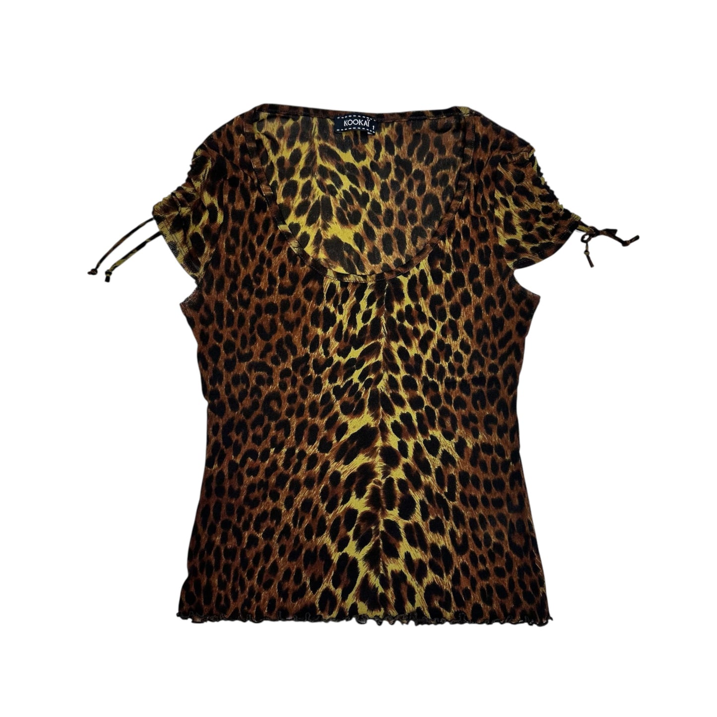 90s Kookai Leopard Top