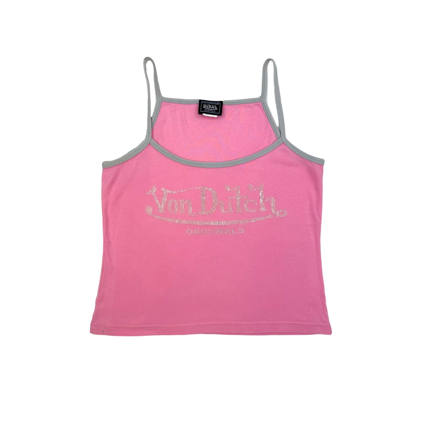 Von Dutch Pink + Silver Tank