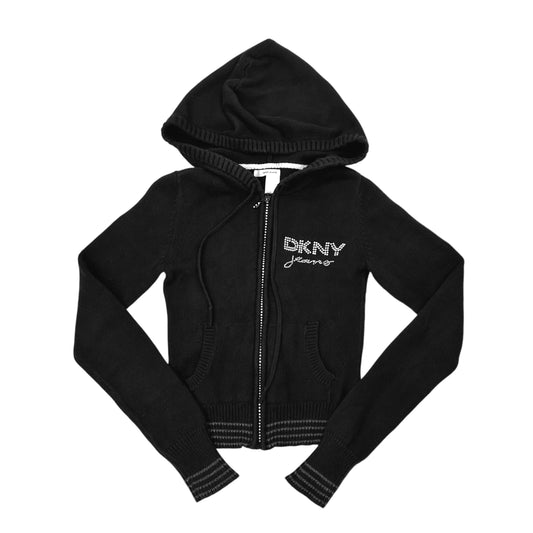 DKNY Knit Hooded Jacket