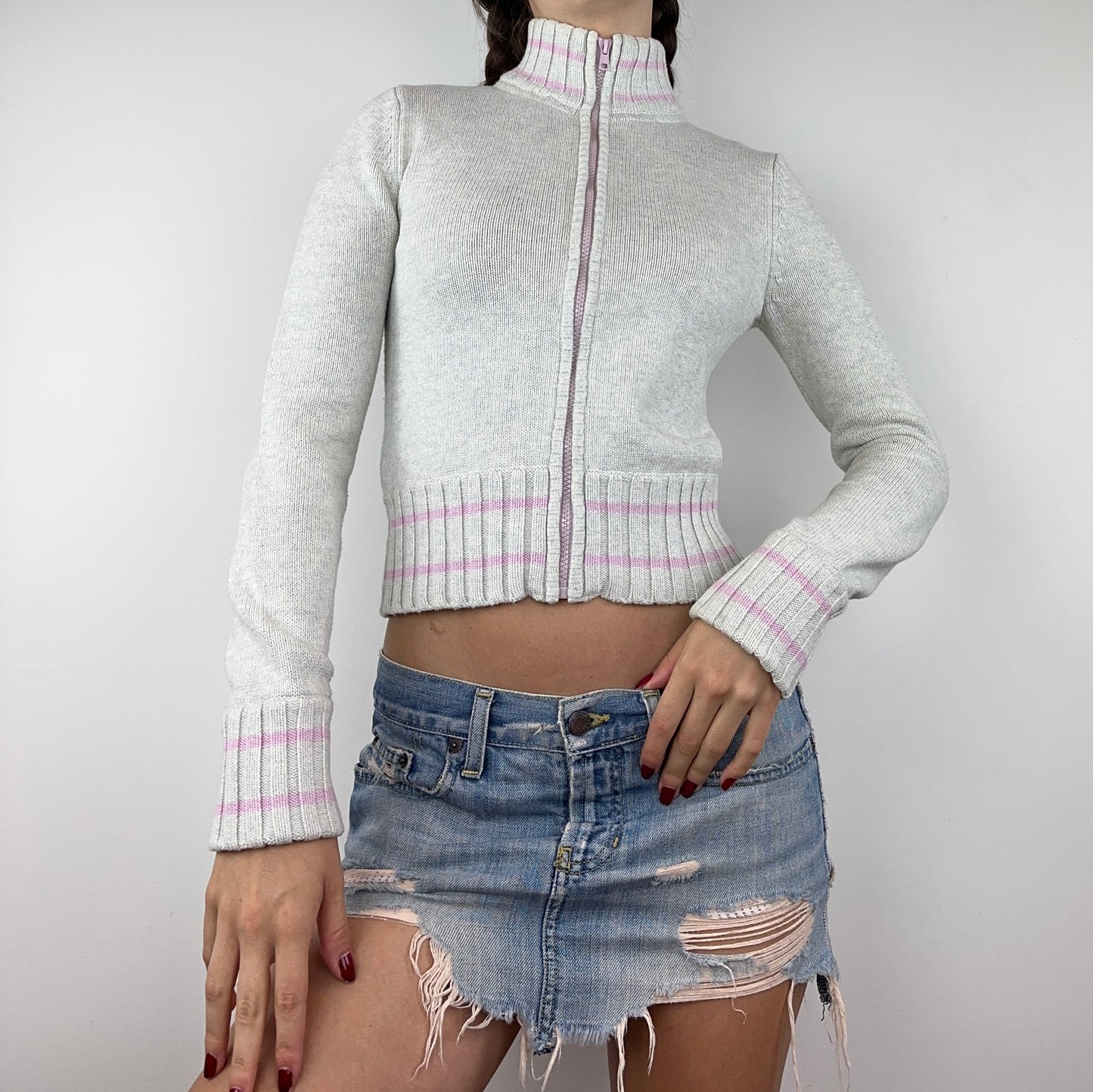 DKNY Active Knit Zip Up