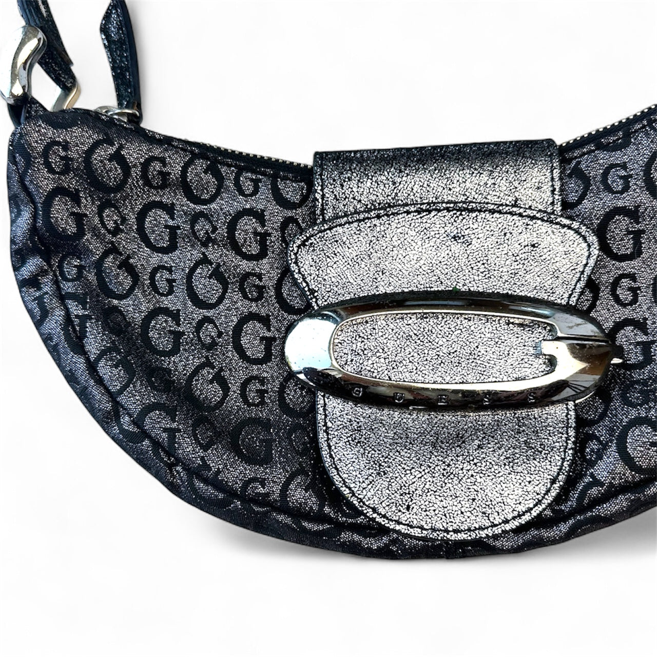 Guess Y2K Black Shimmer Bag