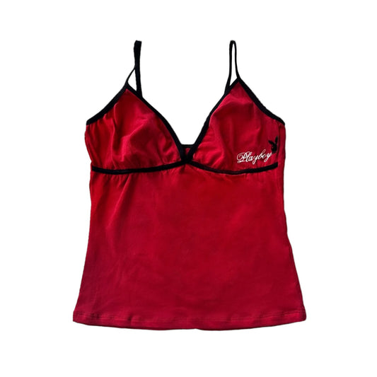 Playboy Red & Black Cami