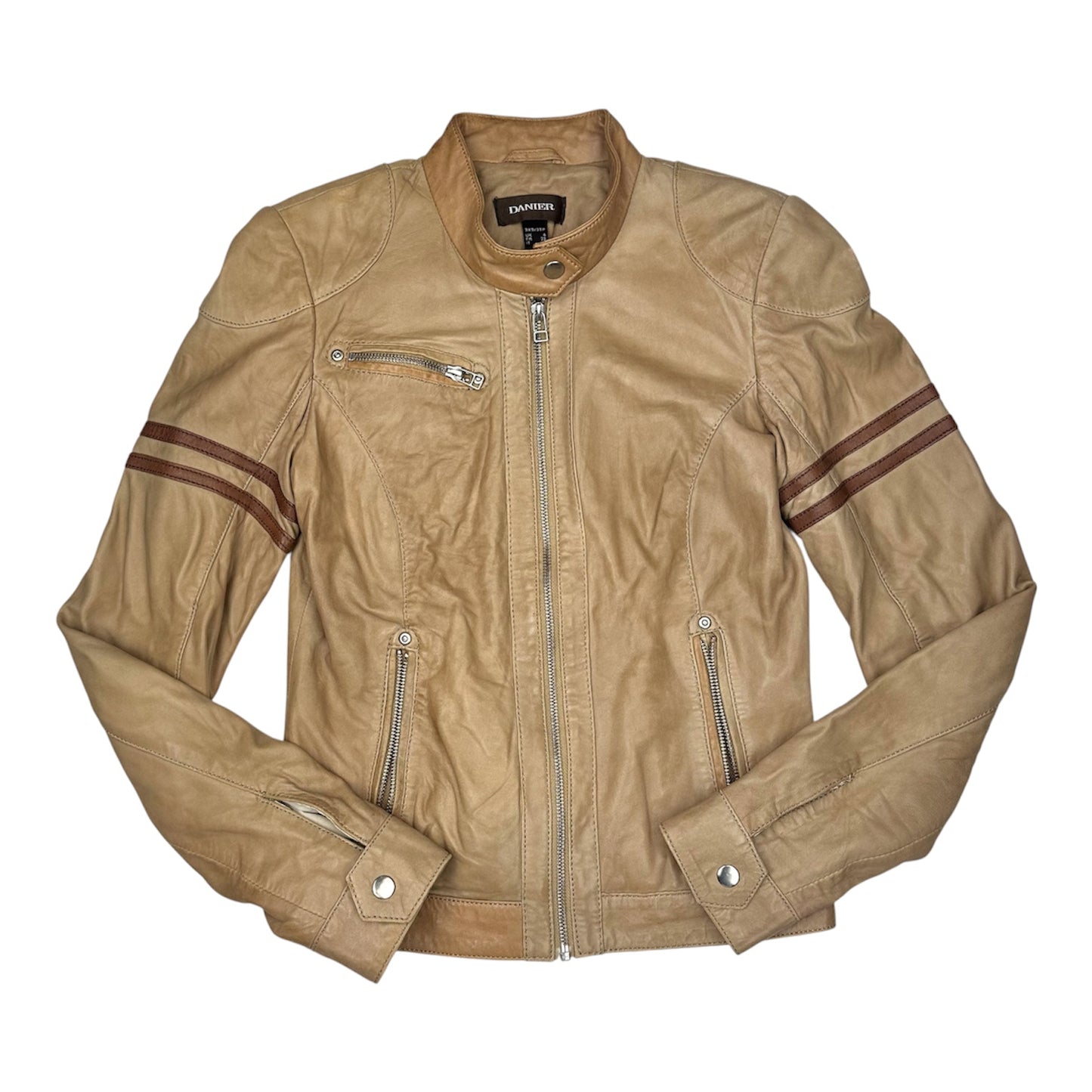 Genuine Leather Moto Jacket