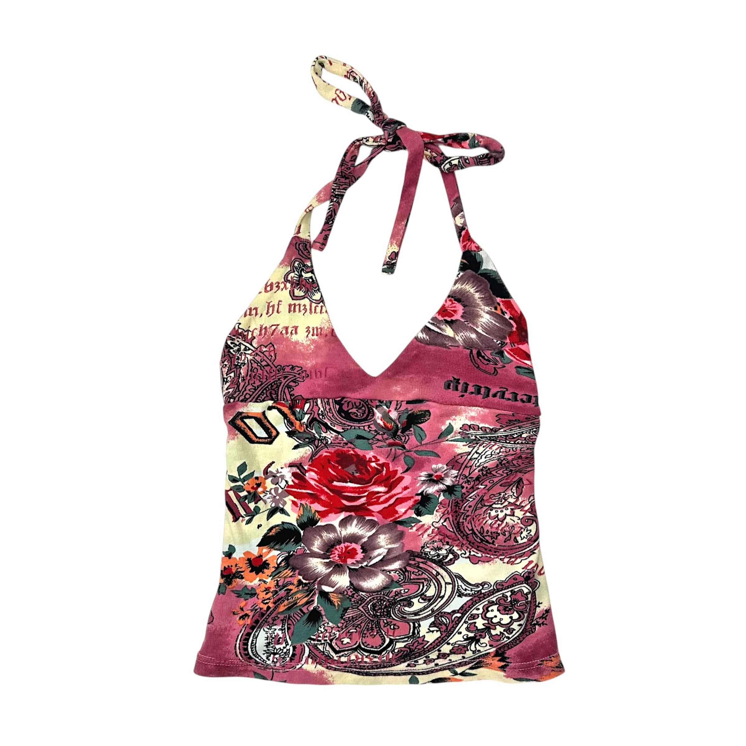 Underworld Pattern Pattern Multi Tone Halter – Underworld Girl