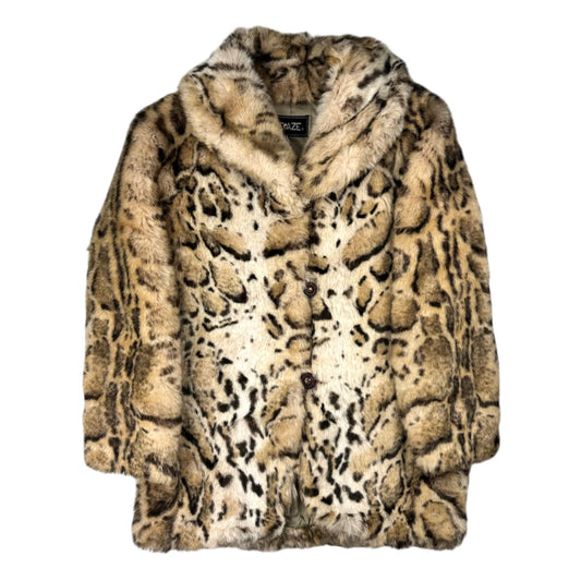 Animal Print Fur Coat
