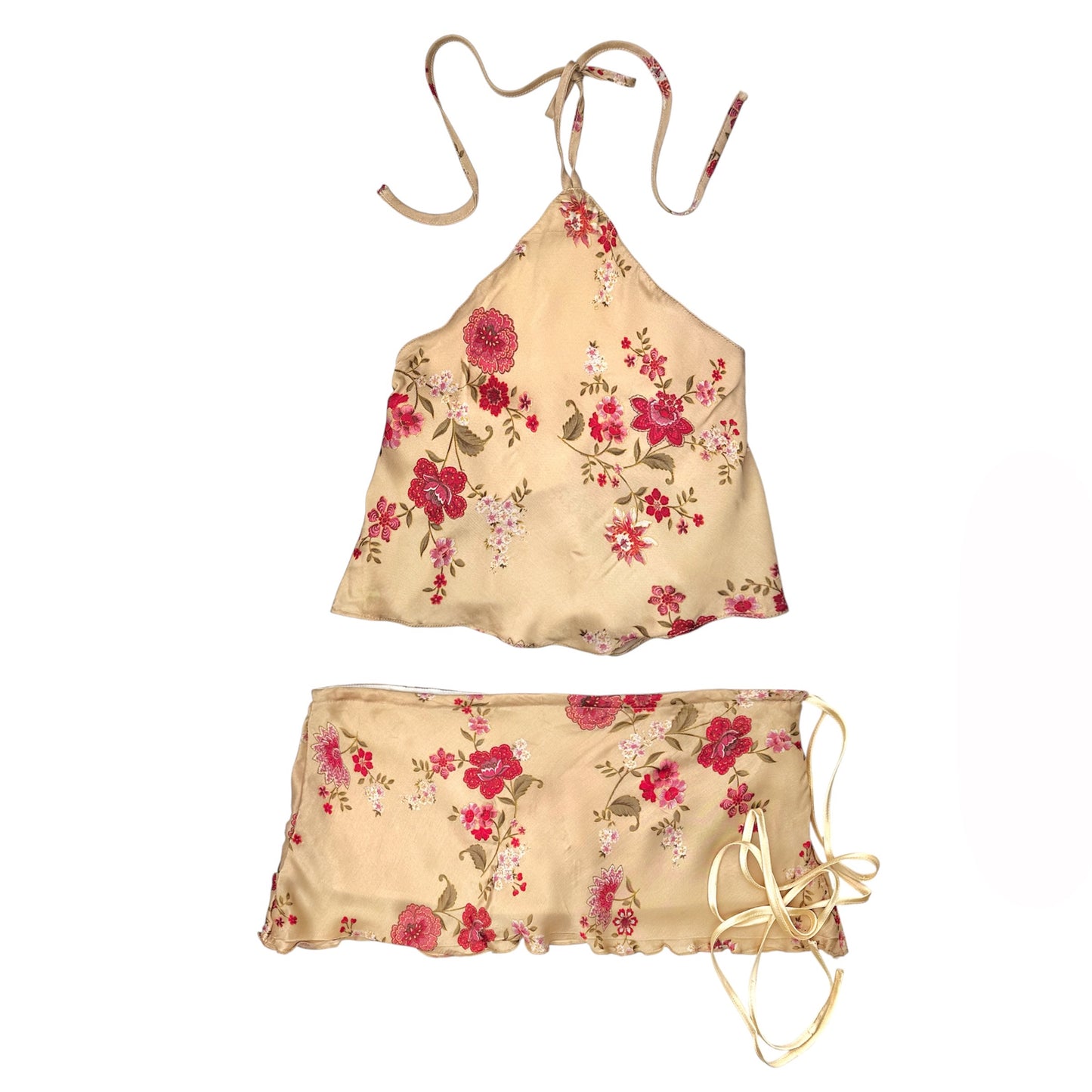 Flower Halter & Skirt Set