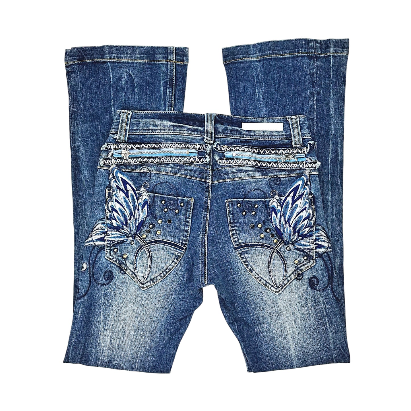 Butterfly Embroidered Jeans