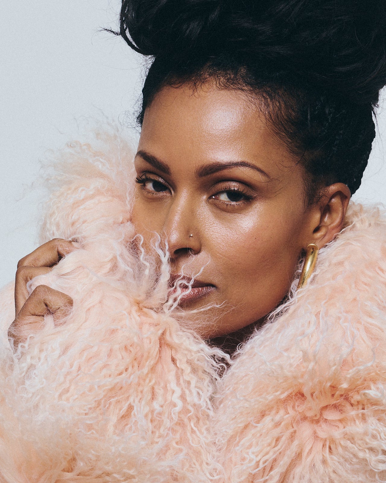 Pink Genuine Fur Jacket