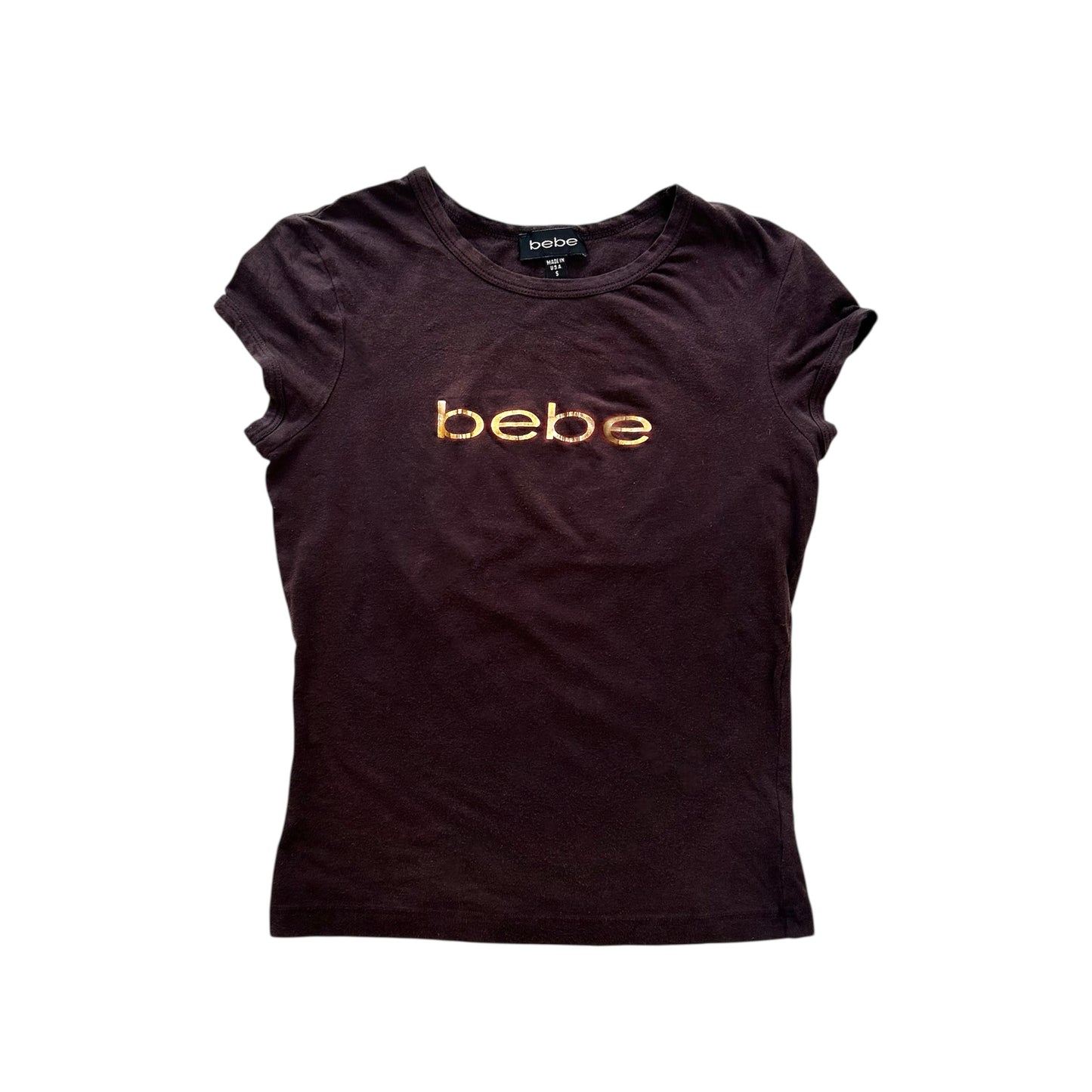Bebe Brown Baby Tee