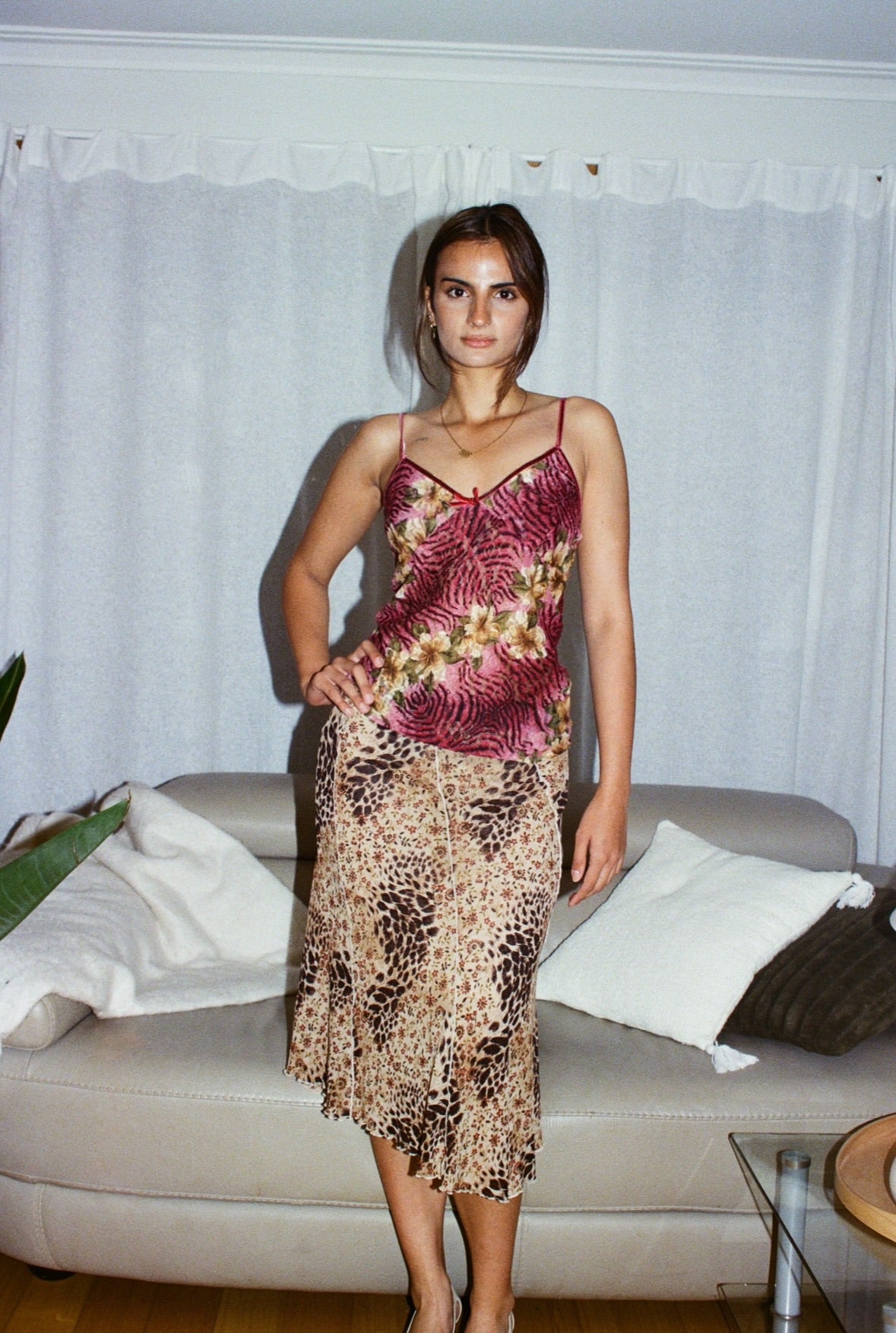 Tiger & Flower Cami
