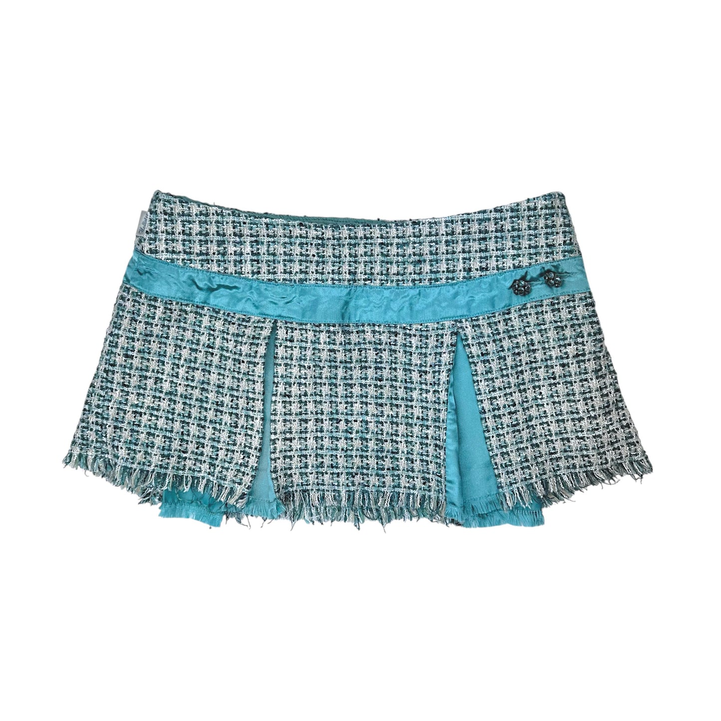 Hollister Tweed Pleated Mini Skirt