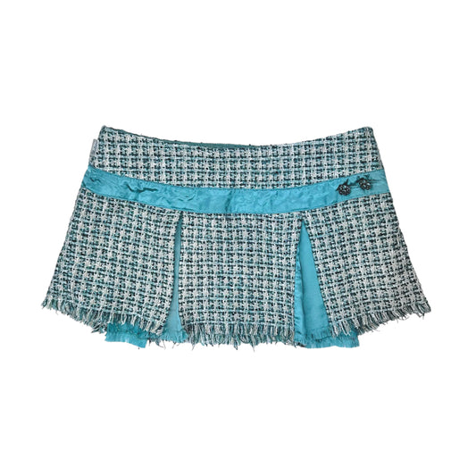 Hollister Tweed Pleated Mini Skirt